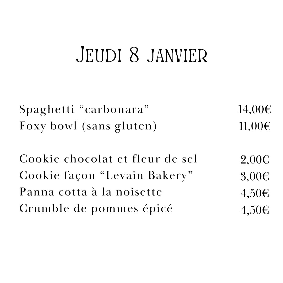 Image du menu