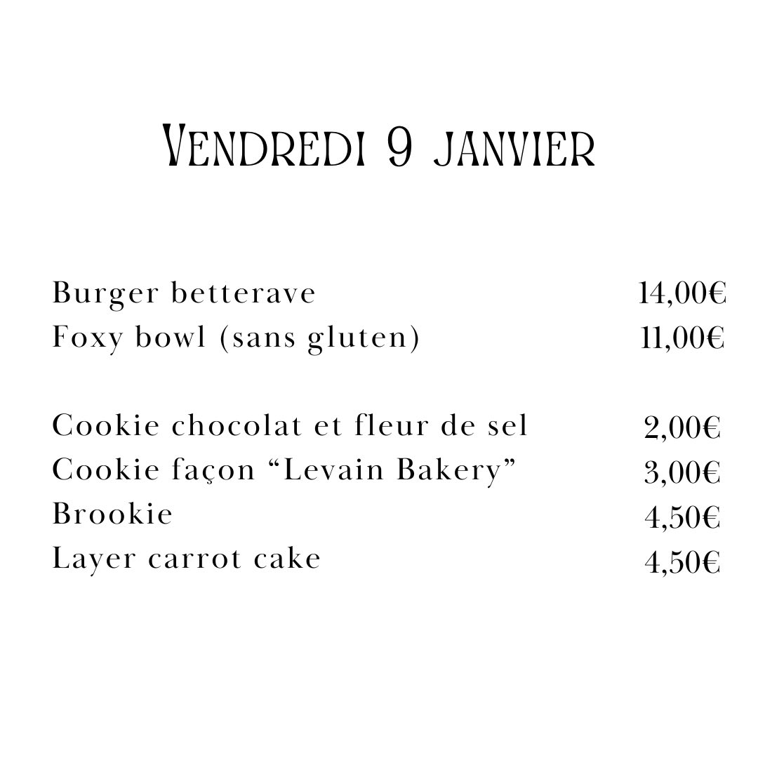 Image du menu
